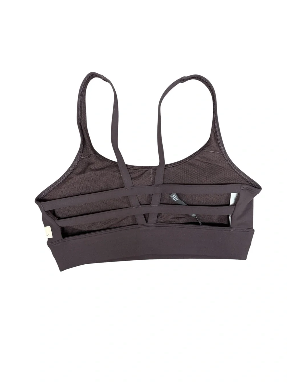 Vuori Yosemite Longline Sports Bra Strappy Back Sangria Purple Small VW1192